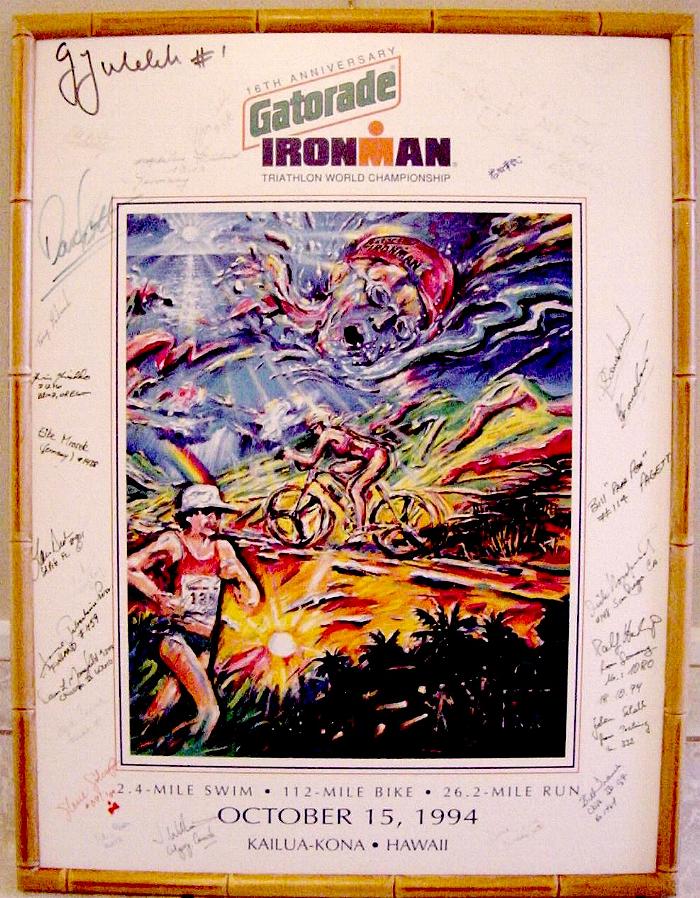 Ironman 1998 Hawaii Poster Original-Triathlon Limited/1 of 2000 Vintage MINT 